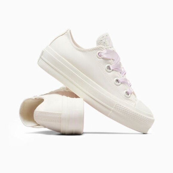 Converse Chuck Taylor All Star Lift Platform Matte Satin womens 8.5 - Picture 4 of 6